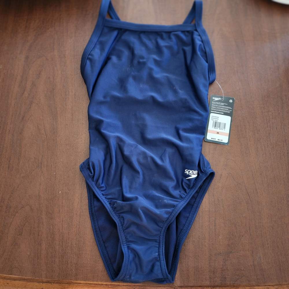 Speedo Kids Navy One Piece Swimsuit